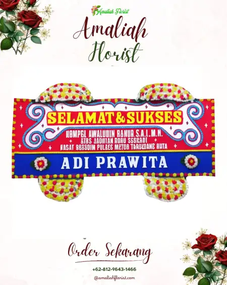 Papan Bunga Ucapan Selamat Jrebeng Wetan